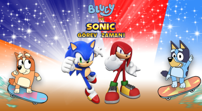 Bluey ve Sonic Görev Zamanı