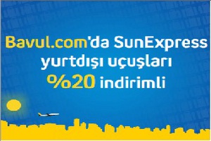Turkcell'lilere Tüm Yurt Dışı SunExpress Uçuşları Yüzde 20 İndirimli! 