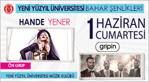 Yeni Yüzyıl Üniversitesi Bahar Şenliği'13 - Hande Yener - Gripin
